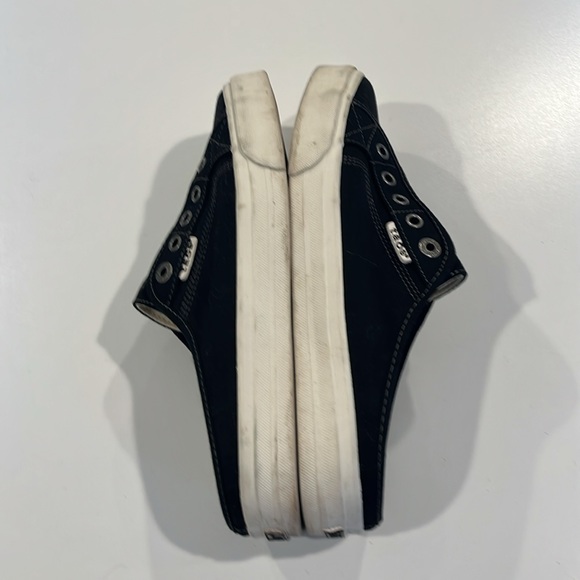 Taos EZ soul women’s canvas laceless slip on sneaker mules black 9.5 EUC - Picture 3 of 9